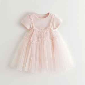 Marc&Janie | Set of 2 Summer Sweetheart Tulle Skirt and Short Sleeve T-Shirt for Girls