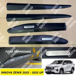 List Body Mobil Samping Innova Zenix 2022 2023 2024 2025 Hitam Doff