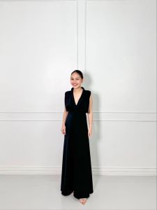 Marianne Maxi Length Dress For Semi-Formal to Formal Events | Perfect for Bridesmaids Entourage & Wedding Guests Sizes: Small to Medium | Available in Light to Dark Shades by Star Sky Dress Shop