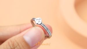 555jewelry แหวนดีไซน์สวยงาม รุ่น MNR-132G-A (สี Steel)แหวนผู้หญิง แหวนคู่ แหวนคู่รัก เครื่องประดับ แหวนผู้ชาย แหวนแฟชั่น