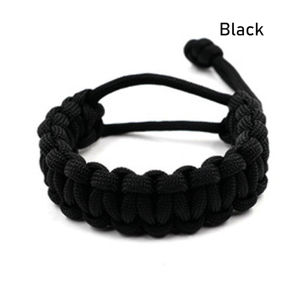 1PC Adjustable Life-Saving Emergency Hand Woven Wristband Umbrella Rope Bracelet Woven Rope Camping Hiking Outdoor Accessories