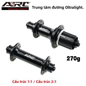Moay-ơ Xe Đạp Đường Trường ARC 270g Hợp Kim Nhôm 1:1 2:1 Trước 20 Lỗ Sau 24 Lỗ Bạc Đạn Kín Dành Cho Xe Đạp 8 9 10 11 Tốc Độ