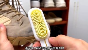 Double -sided Shoe Brushing Facade Leather Shoe Rubber Brush Sneakers Surface Leather Boots Cleaning Shoe Brush Home Cleaning Tool