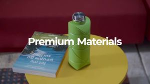 700ml Sport Drinking Collapsible Outdoor Reusable Foldable Silicone Water Bottle Aquaflask Travel