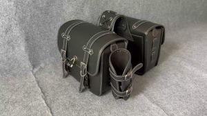 Cặp Túi Da Treo Hông Xe Motor Xe Máy Có Khoá 32cm