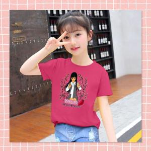Printing DTF / Gambar Digital Priting DTF Sakura School Bunga Kaos Anak perempuan Usia 1 - 12 Tahun