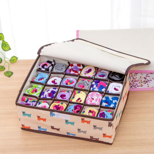 Foldable Underwear Socks Organizer Box Drawer Style Clothing Storage Box Student Dormitory Essential Versatile Fabric Storage Bin