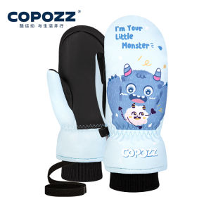 COPOZZ | COPOZZ Childrens Ski Gloves Wear-resistant Waterproof Windproof Winter Keep Warm Cute Cartoon Ultralight Snowboard Gloves