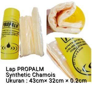lap Chamois Sedang propalm/kanebo Propalm tebal ( daya serap air tinggi )