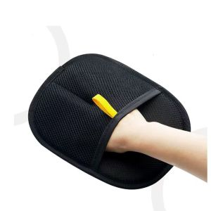 【On Sale】Pet Static Hair Removal Gloves Washable Mesh Cloth Pet Grooming Gloves Portable Reusable Multifunctional