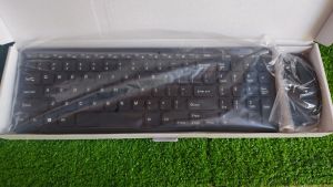 Bàn phím wireless keyboard + mouse gkm520