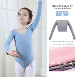 Orange Long Sleeve Dance Costume