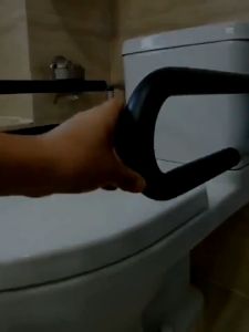 [COD] Handle Non Slip Barrier-Free Handrail Bathroom for the Disabled Folding Toilet Bathroom Stainless Steel