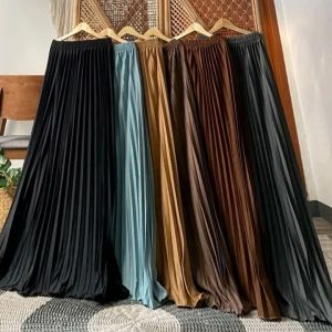 ROK PLISKET DEWASA - Rok Plisket Panjang Wanita Dewasa - Mayung Rempel Besar Terlaris - Bahan Hyget Premium (TERBARU)