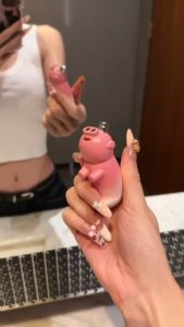 Bật Lửa Gas 2 Lửa Thường Heo Hồng Dễ Thương Hot Trend ( Lửa Thường - Xài Gas)