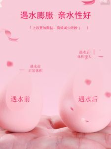Cosmetic Egg Soft Sponge Puff Smear-Proof Makeup Air Cushion Egg Storage Box Beauty Blender Cotton Sponge Egg Non-Suction Powder Makeup Separation