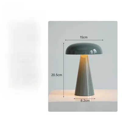 Retro Side Table Lamp Charging Version for Living Room Sofa Bedroom Night Light Gift Luxury Minimalist Touch Control LED Lamp