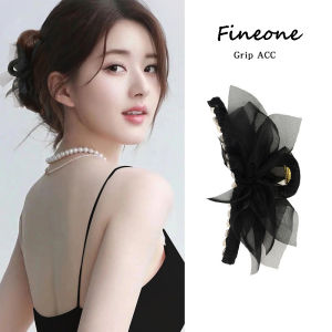 New Korean Woman Elegant Gauze Large Bowknot Hair Claws Lady Delicate Hairpins Barrettes Girls Hair Clips Hair Accessories