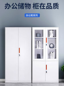 Steel Office File Cabinet Iron Cabinet Archive Cabinet Data Cabinet Financial Voucher Lock Storage Bookcase Low Cabinet