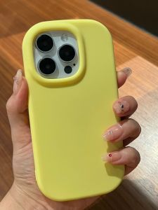 Thickened round Edge Phone Case for Xiaomi 14/13T Redmi K40 K60 Supreme Version Pure Color Xiaomi 12/Note14pro+ Simple K40 Matte K30pro Jelly Shell K50 Full Lens Protection