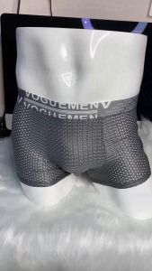 Quần lót nam sịp đùi Boxer Lụa Lưới TOBA Boutique cao cấp siêu mát thoáng khí mềm mịn rất thoải mái TBLL02 (Che tên SP)