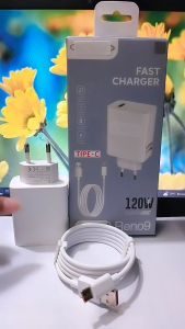 Charger OPP RENO 9 Super VOOC 120W Fast Charger Support Fast Charging