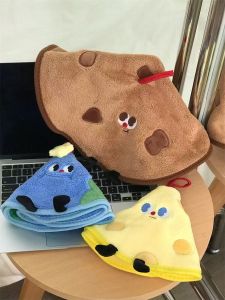 Thickened Soft Cartoon Kitchen Towel Handkerchief Hanging Style Absorbent Dirt Resistant for Home Use Childrens Handkerchief