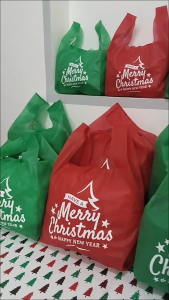 30/50pcs WHOLESALE Christmas Eco bag Bundle – Reusable Sando Gift Wrap | Holiday Sando Bags