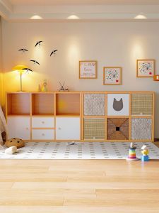 ZHUOHE | Kindergarten Storage Organizer Book & Toy Storage Cabinet