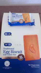 Traditional Egg Biscuit – Almond & Cashew Nut Halal 30pcs