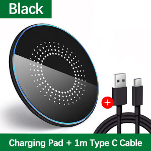Upgraded Fast Wireless Charging Station for Samsung Xiaomi Huawei 30W Wireless Charger Pad for iPhone 17- 12 Pro XS Max