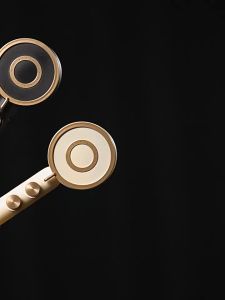 🔥ถูกที่สุด🔥 มาดามก๊อก ฝักบัวปรับได้5ระดับ น้ำแรงและนุ่ม แรงดันสูง หยุดน้ําแบบปุ่มเดียว มี 2 สี MA-F-040