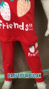 BAJU TIDUR BUDAK PEREMPUAN BAJU TIDUR BUDAK LELAKI BOYS PYJAMAS GIRLS PYJAMA BAJU BUDAK KIDS SLEEPWEAR 100% COTTON