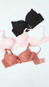 Youve (YouHave) BH Set Bra Set Wanita Kawat Bahan Brokat Busa Sedang Cup B Kait 3 Renda 200025