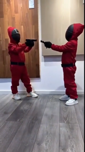 Adult/child squid game Mask/Cosplay  Pretends To Play The Korean TV Series Halloween Party