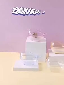 【READY-STOCK】Acrylic Large Hamster sand bathtub hamster transparent sand bath box bathroom hamster toilet 仓鼠浴室 仓鼠厕所大浴室