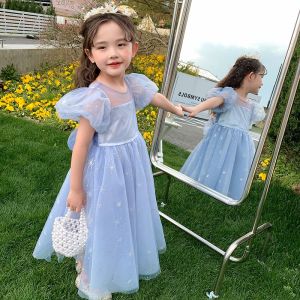 Princess Style Girls Dress Childrens Skirt Summer New Arrival Baby Girls Clothing Little Girls Tulle Skirt Short Sleeve