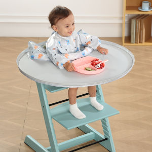 Bioliving Childrens Growth Feeding Bib Tray National Version Independent Eating Feeding Dining Chair Pad Waterproof No-Wash
