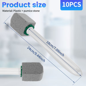 Pumice Cleaning Stone with Handle Pumice Stone for Toilet Bowl Cleaning for Cleaning Toilets Bathtubs Grills Swimming Pools Sink
