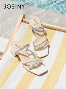Josiny | Water Drill One-Word Sandals Anti-Slip Elevating