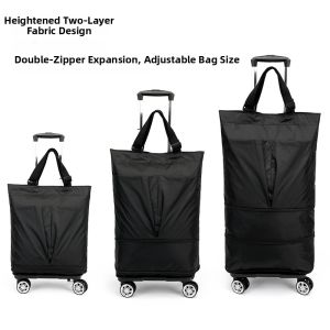Niofeel | Multifunctional Folding Portable Stainless Steel Trolley