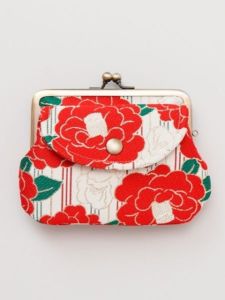 Kaya Parent-Child Cotton Floral Pattern Coin Purse Soft Handbag Small Size No Shoulder Strap Youth Suitable Other Closure