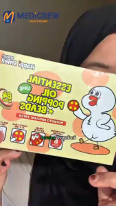 HAPPI SMELL Mosquito Repellent Patch (6 patches) | Essential Oil Popping Beads LIME Scent