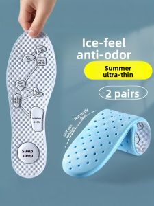 FASHEHAN | Anti-Odor Massaging Insoles Breathable Sweat-Absorbing Thin Summer Cooling