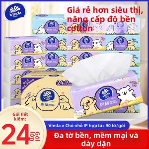 Vinda | Cotton Resilient Tissue 90 Sheets