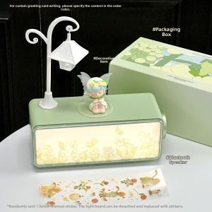 WANYIJU | Wireless Charging Compact Bluetooth Speaker with Night Light