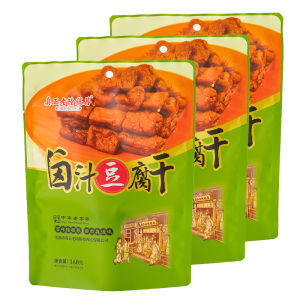 Instant Snack Small Packaged Lu Guo Jian Halogen Tofu Dry 160g Vegetarian Specialty Product from Wuxi Chinese Mainland Production