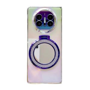 Aurora Gradient Mirror Stand Huawei MateX5 Transparent Shockproof Case Creative Personalized Korean Style Acrylic Phone Cover