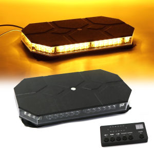 Đèn LED Cảnh Báo Khẩn Cấp 12V 24V Cho Nóc Xe 42 Đèn LED Đèn Cảnh Báo An Toàn Cho Xe Tải Xe Cứu Thương Xe Cẩu Tuyết Với 38 Chế Độ Nhấp Nháy