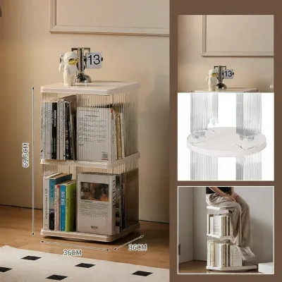 HUIJINGYUN | 360 Rotating Home Bookshelf